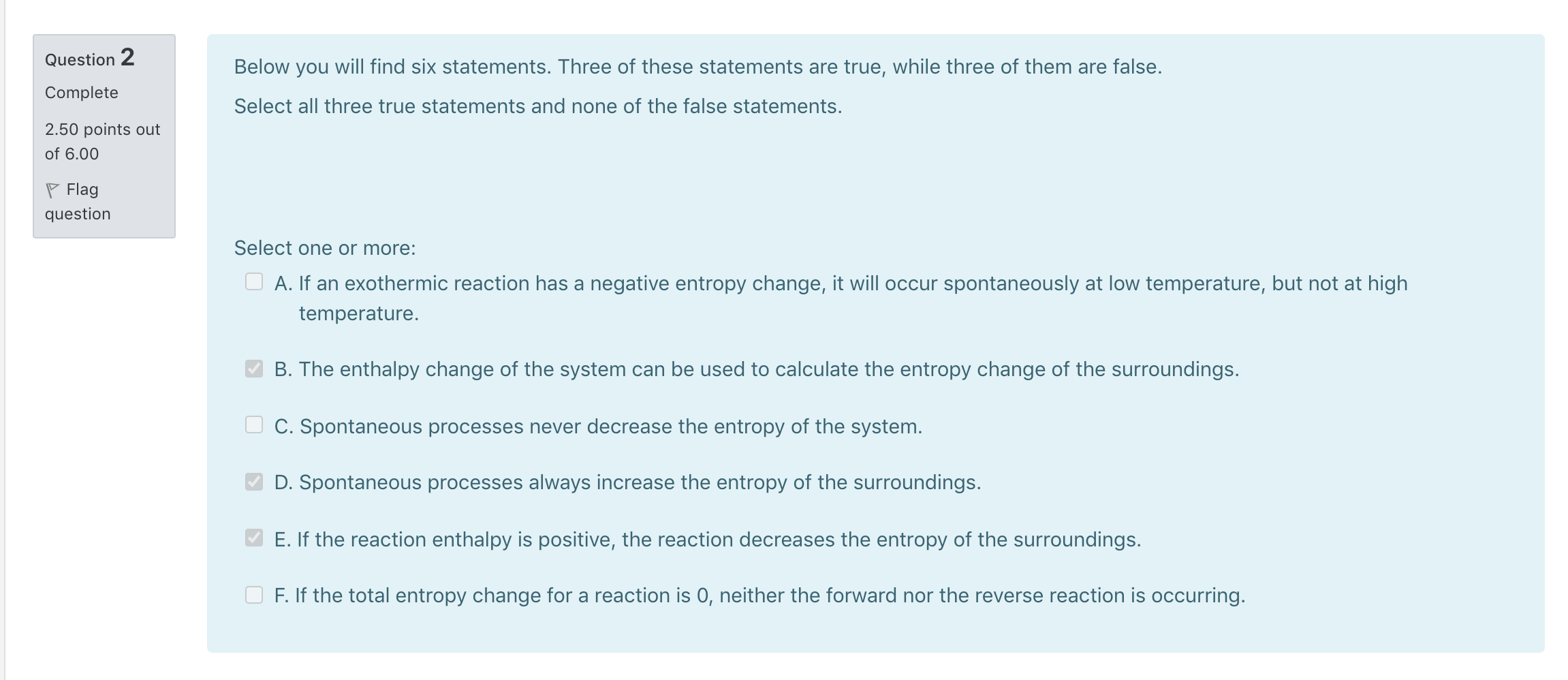 solved-the-following-list-includes-8-statements-4-of-which-chegg