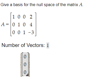 does a matrix have to be square to have a null vector