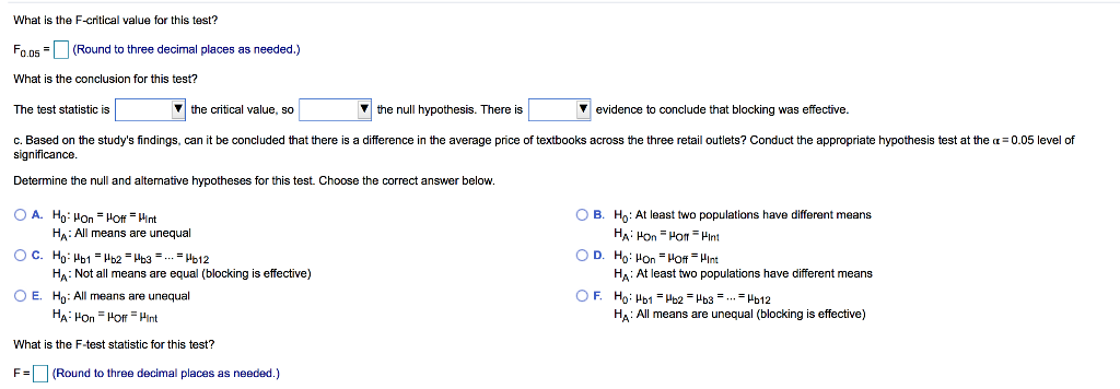 Solved A study was conducted to determine if differences in | Chegg.com