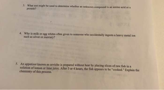 Solved 3. What test might be used to determine whether an | Chegg.com