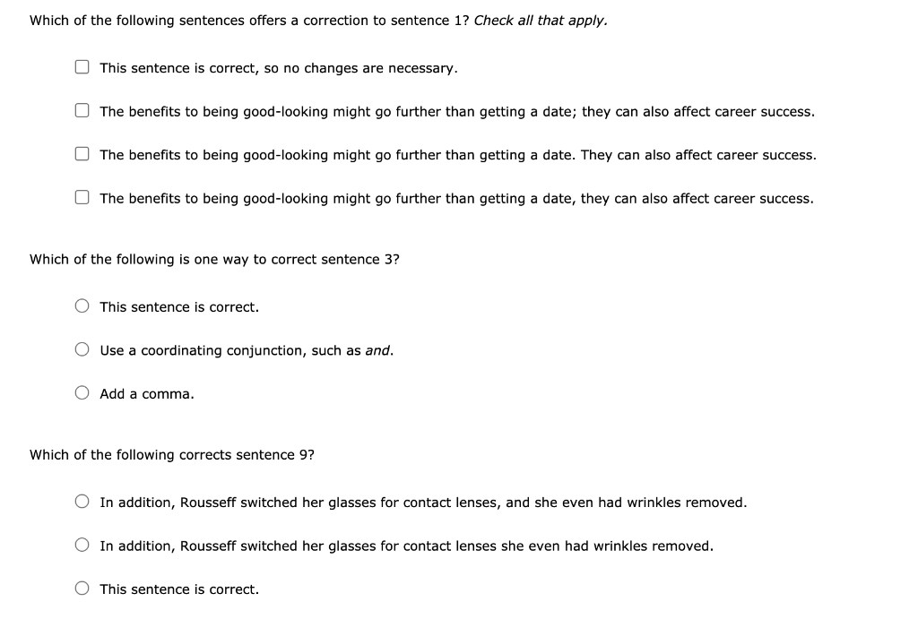 Solved] Choose the right answer.. Read the sentence. Gazing at the