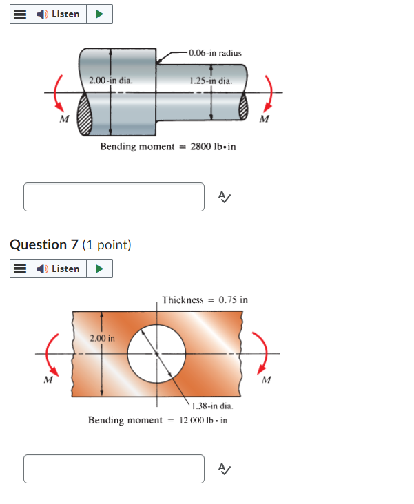 Solved Find the Maximum stress for each when the stress | Chegg.com