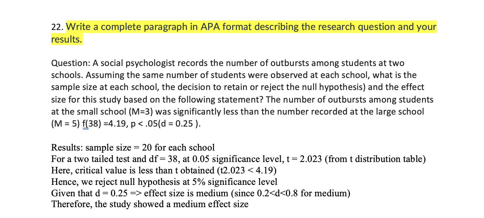 writing null hypothesis in apa