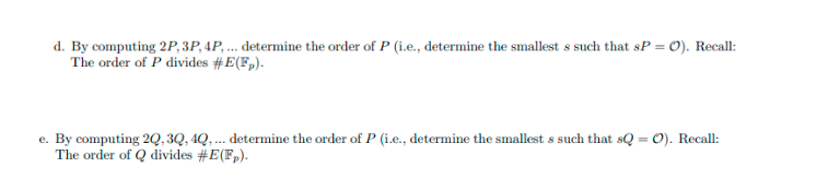 Need Help With D E And F On This Question Refer Chegg Com