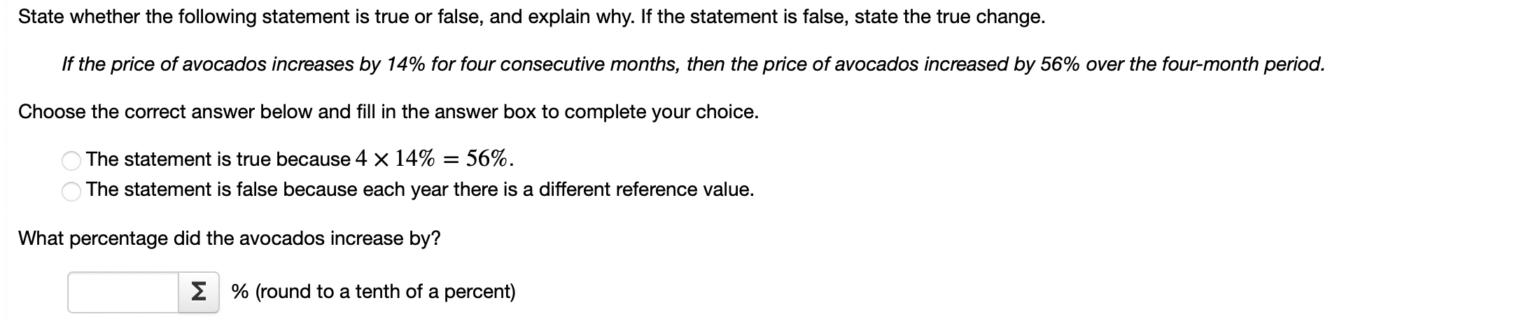 Solved State whether the following statement is true or | Chegg.com