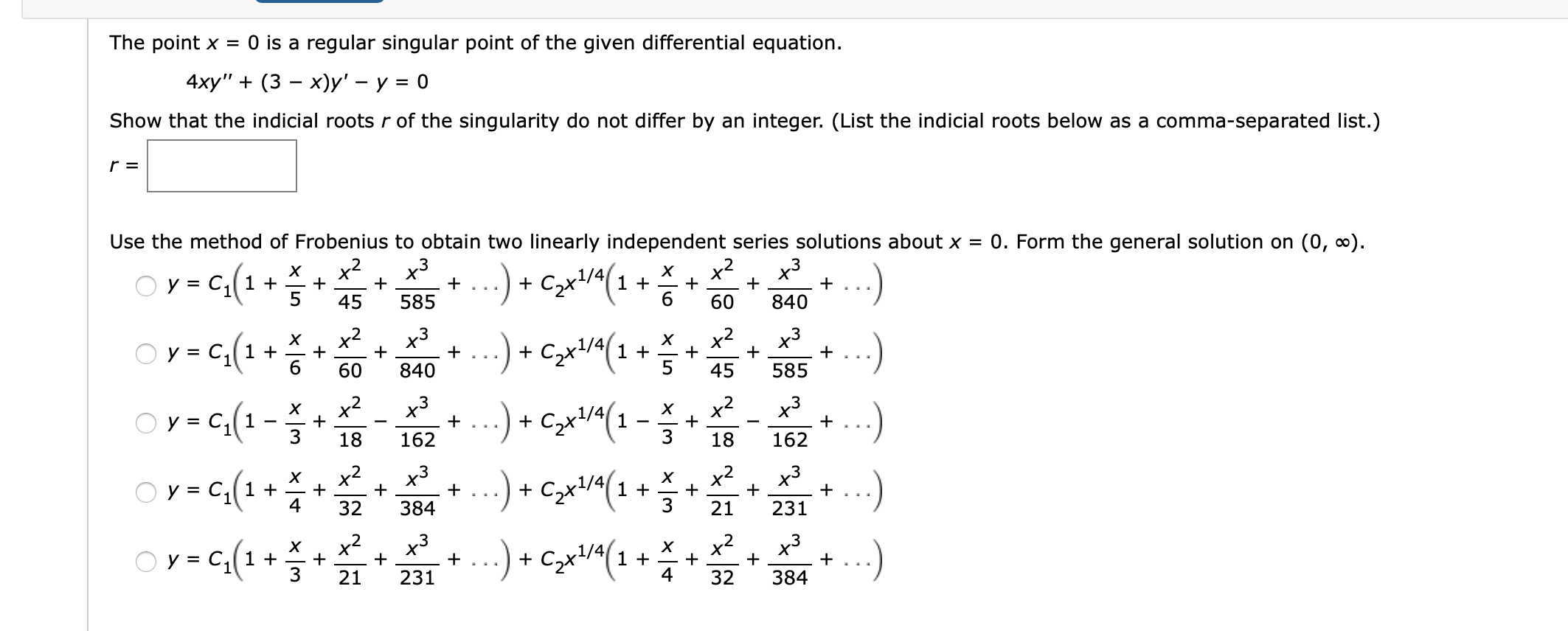 solved-the-point-x-0-is-a-regular-singular-point-of-the-chegg