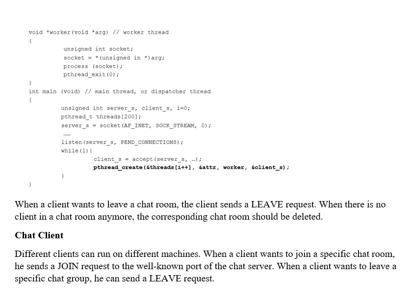 Solved The projects must be implemented using C or C++ on | Chegg.com