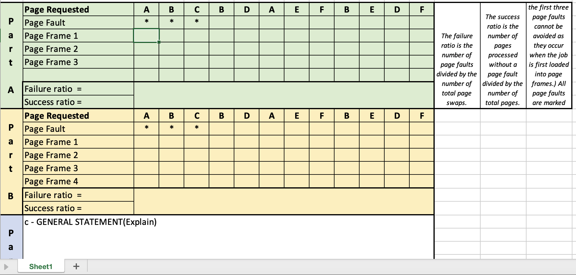 Solved Given that main memory is composed of only three page | Chegg.com