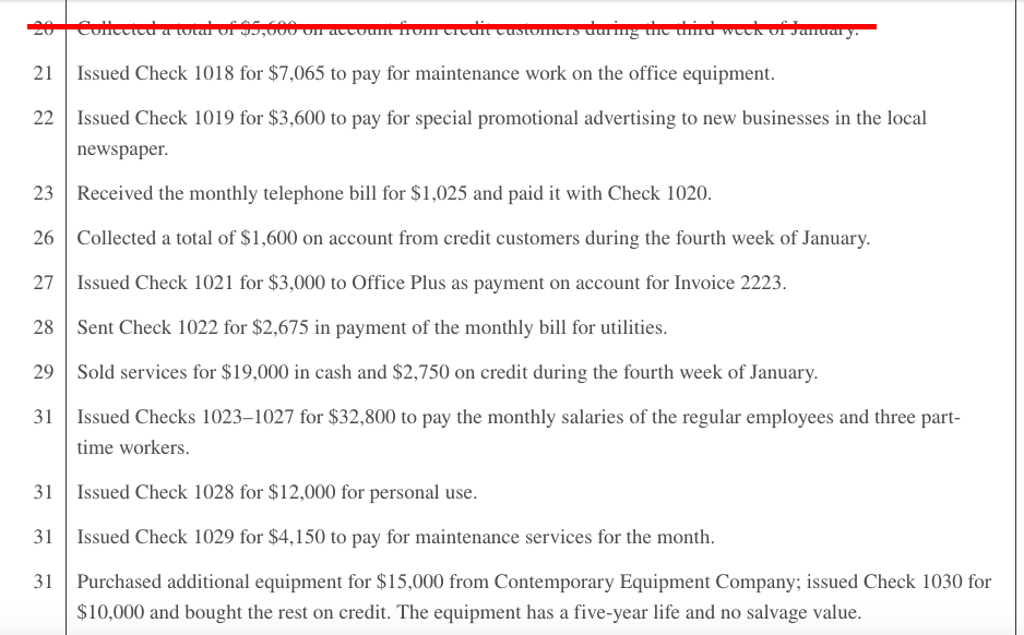 Solved page 192 Mini-Practice Set 1 Service Business | Chegg.com