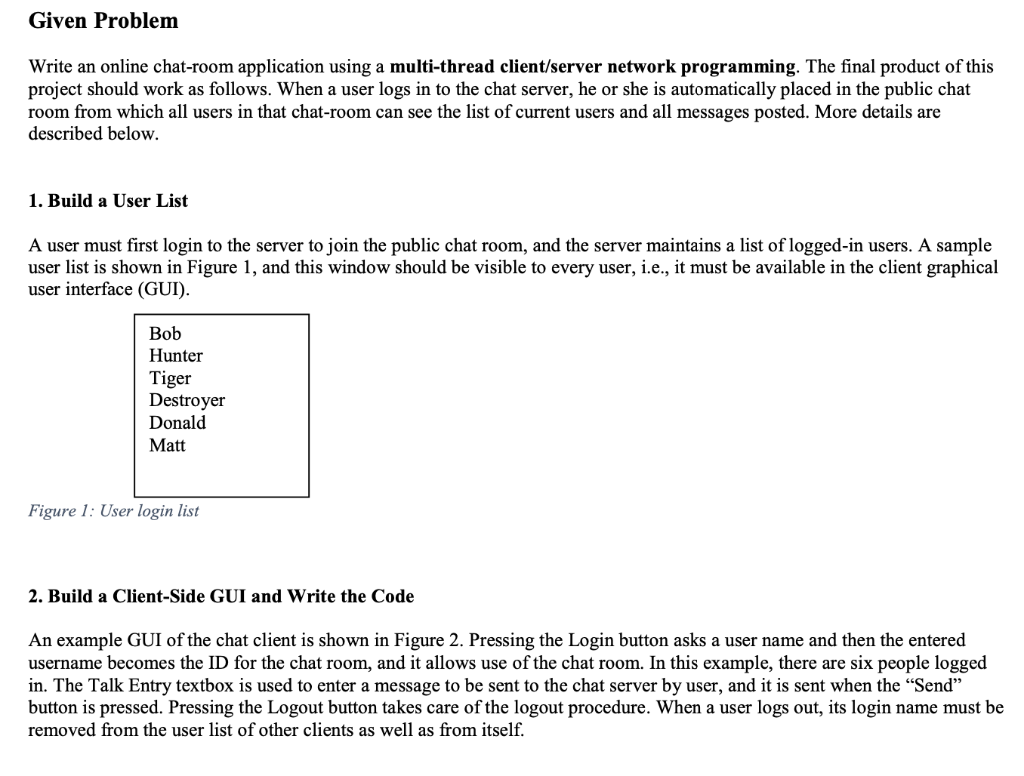 Computer networking. Multithread