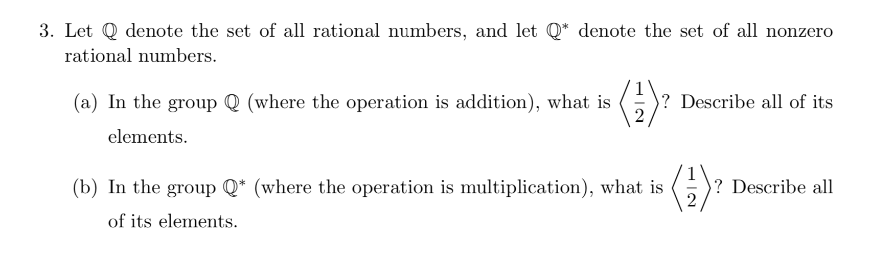 Solved 3 Let Q Denote The Set Of All Rational Numbers And Chegg Solved 3 Let Q Denote The Set Of All Rational Numbers And Chegg