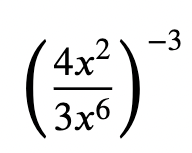 Solved (3x64x2)−3 | Chegg.com