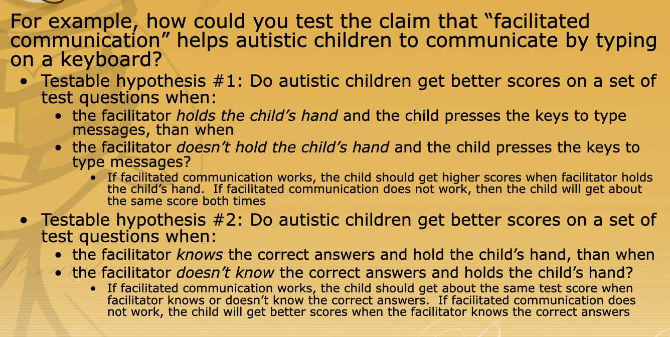 critical thinking hypothesis