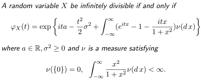 Solved Using Levy-Khinchin representation to show that if X | Chegg.com