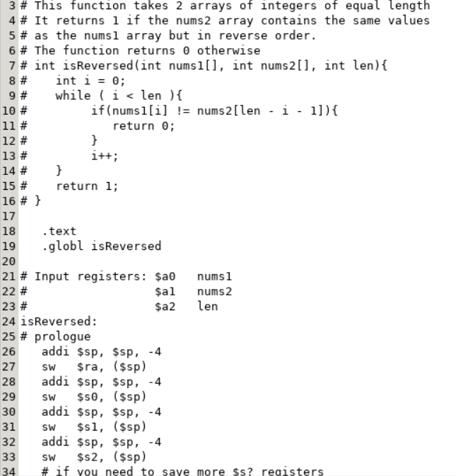 Solved In the q1 directory are 2 files and a test file | Chegg.com