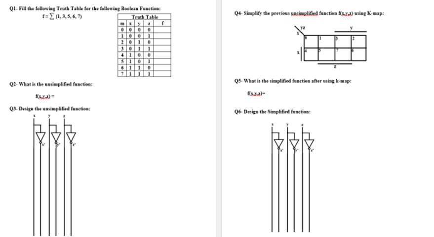 solved-q1-fill-the-following-truth-table-for-the-following-chegg