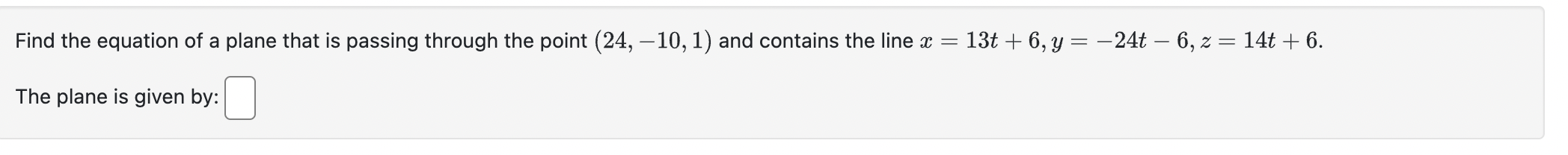 Solved Find the equation of a plane that is passing through | Chegg.com