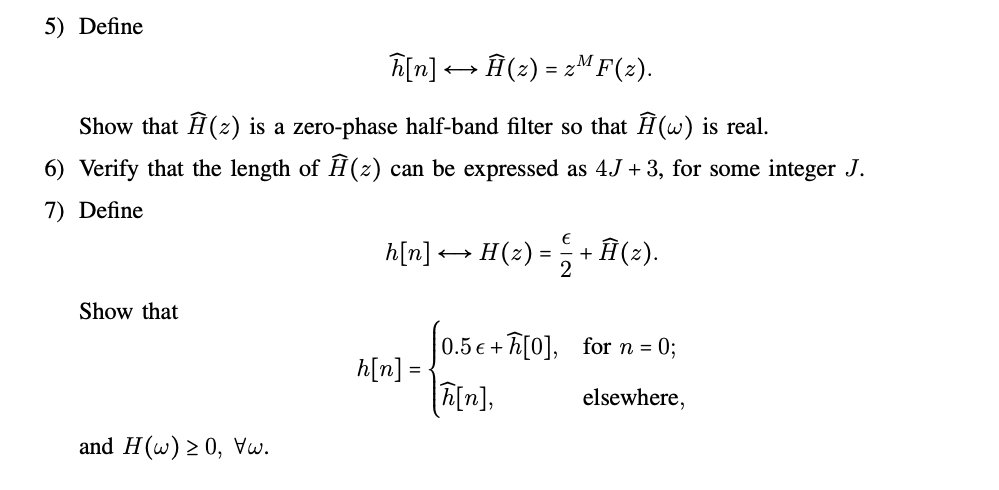 I Question 1 The Half Band Trick Provides A Str Chegg Com