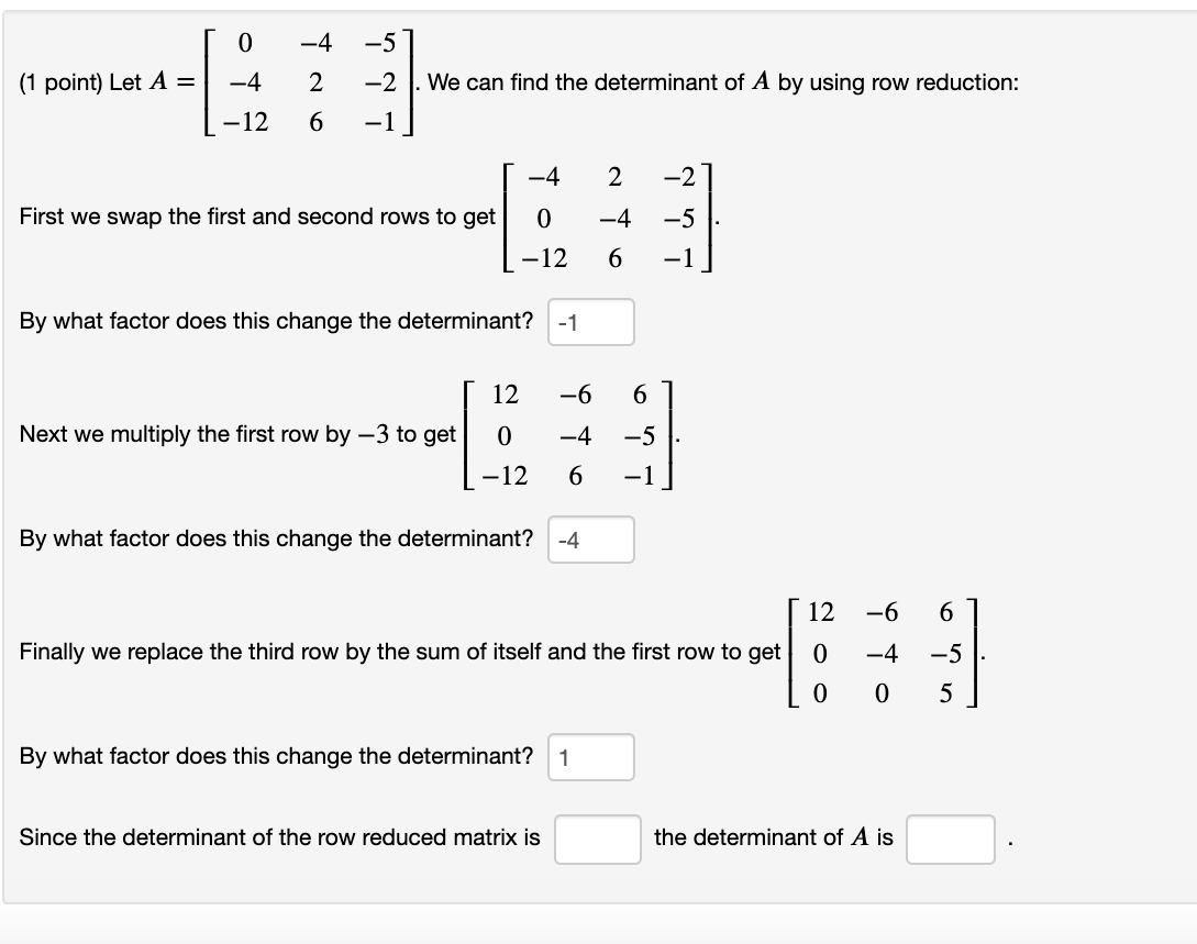 Solved 0 4 5 1 point Let A 4 2 2 . We can find Chegg