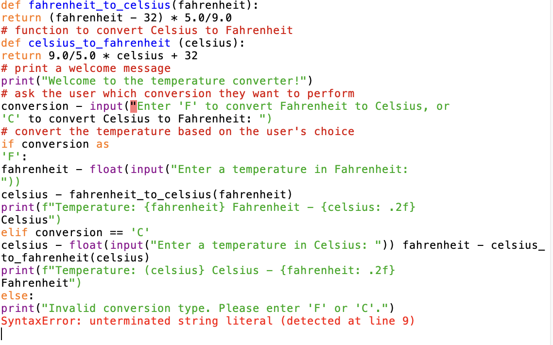 SOLVED: Exercise 1: Write a Python program to convert Celsius values into  Fahrenheit, using lambda and map(): Input: Celsius = [39.2, 36.5, 37.3,  37.8] OUTPUT: [102.56, 97.7, 99.14, 100.04] N.B: To convert