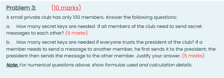 Solved Problem 3: (10 marks) A small private club has only | Chegg.com