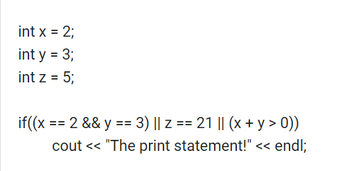 int x 5 y 3