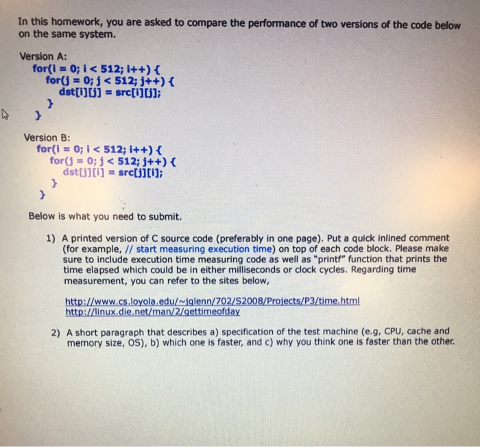 Solved In this homework, you are asked to compare the | Chegg.com