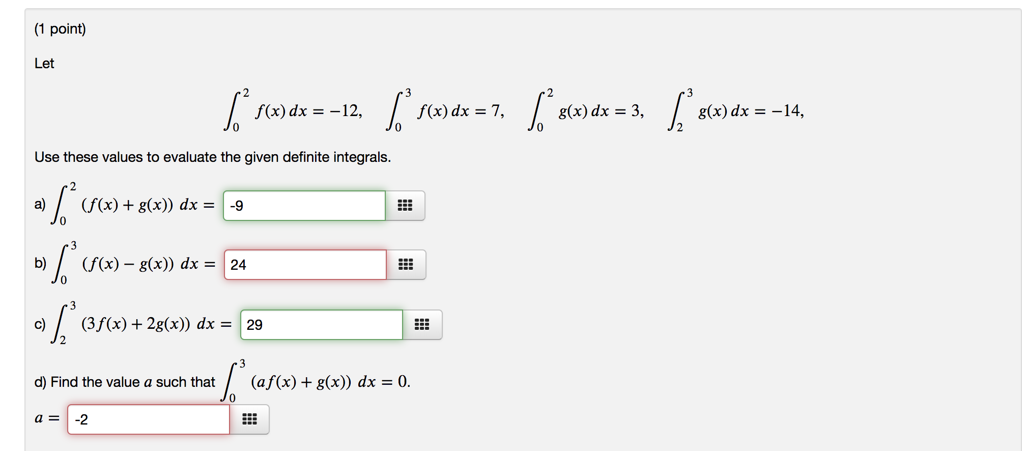 Solved 1 Point Let F x Dx 12 R e dx 7 x Chegg solved-1-point-let-f-x-dx-12-r-e-dx-7-x-chegg