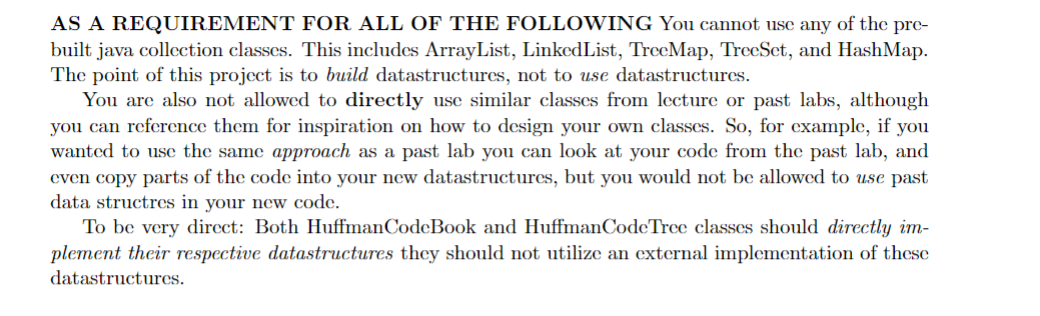 Solved Please write the following methods in Java without | Chegg.com