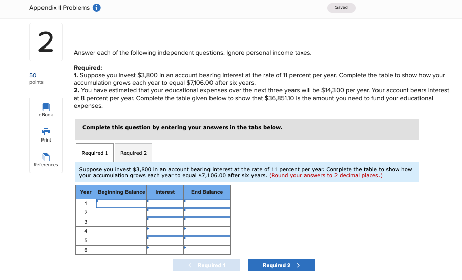 Solved Answer each of the following independent questions. | Chegg.com