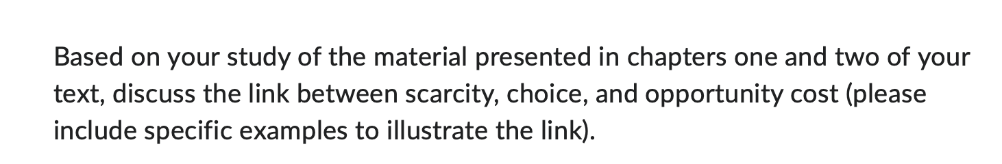 Solved Based on your study of the material presented in | Chegg.com