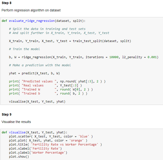Solved Only need to write the code for the part "### | Chegg.com