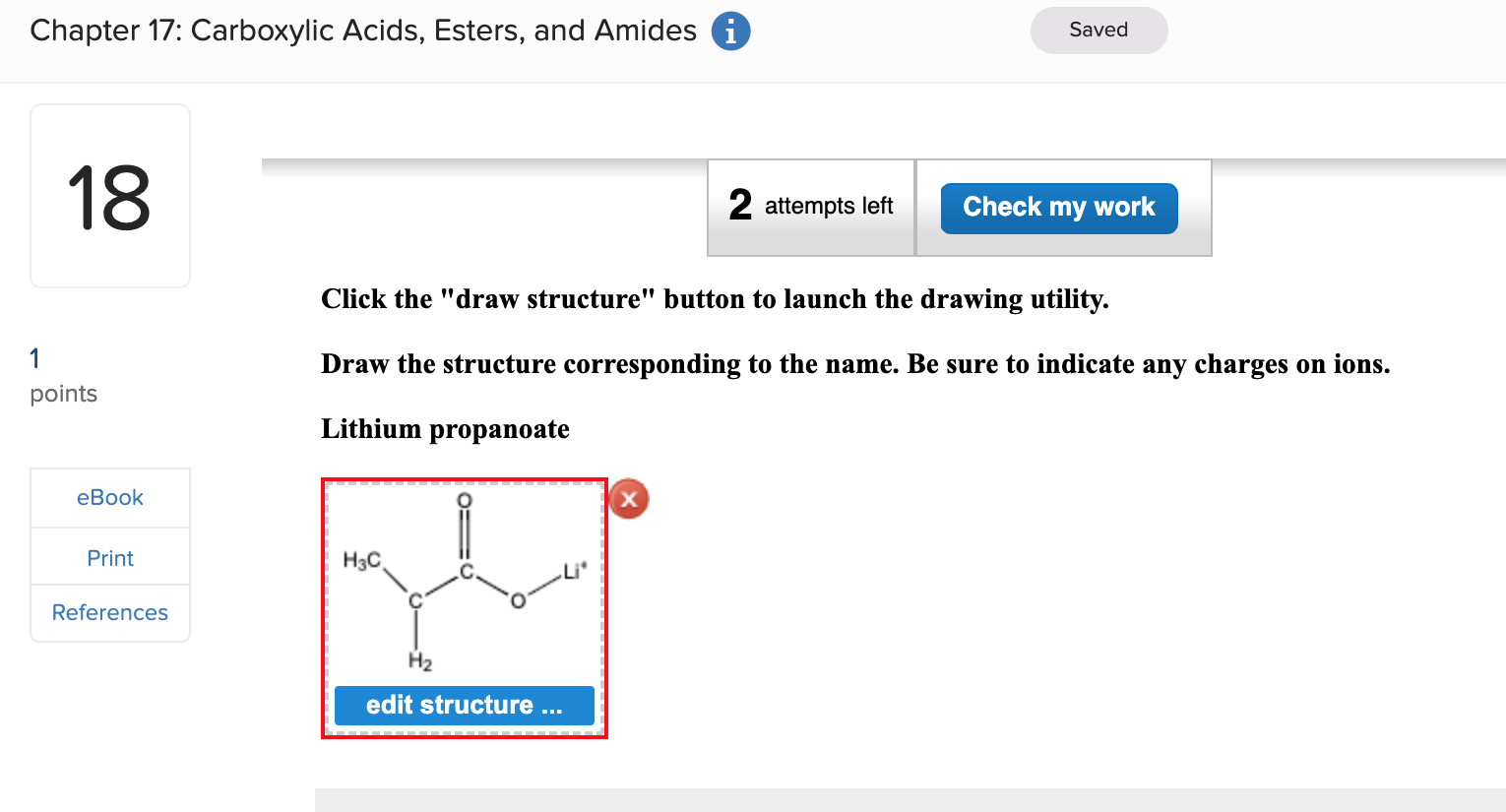 Solved Chapter 17: Carboxylic Acids, Esters, and Amides | Chegg.com