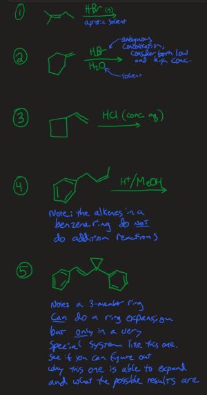 Solved A1 (reversible) addition reactions For each | Chegg.com