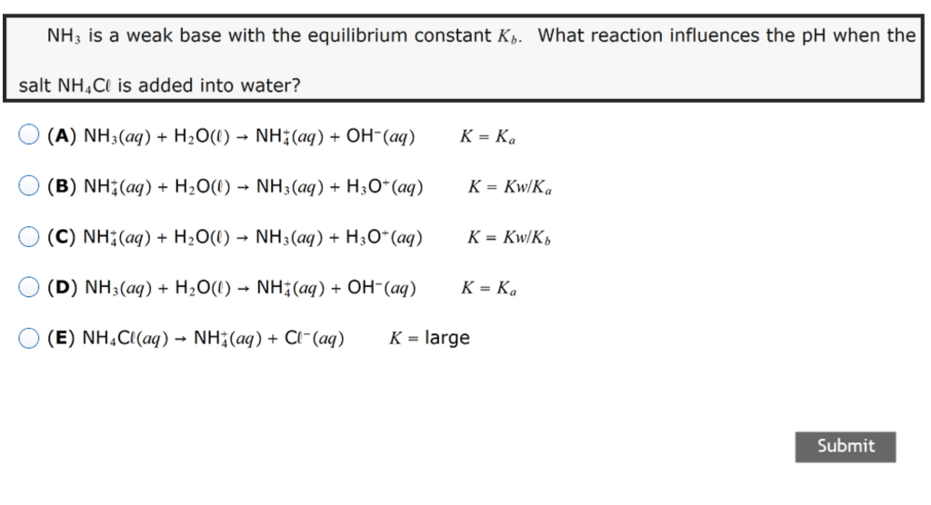 solved-nh3-is-a-weak-base-with-the-equilibrium-constant-kb-chegg