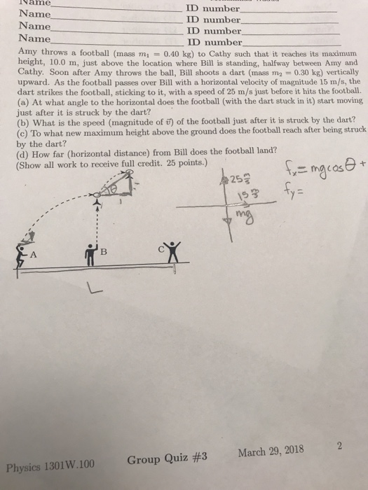 Advanced Physics Archive March 29, 2018