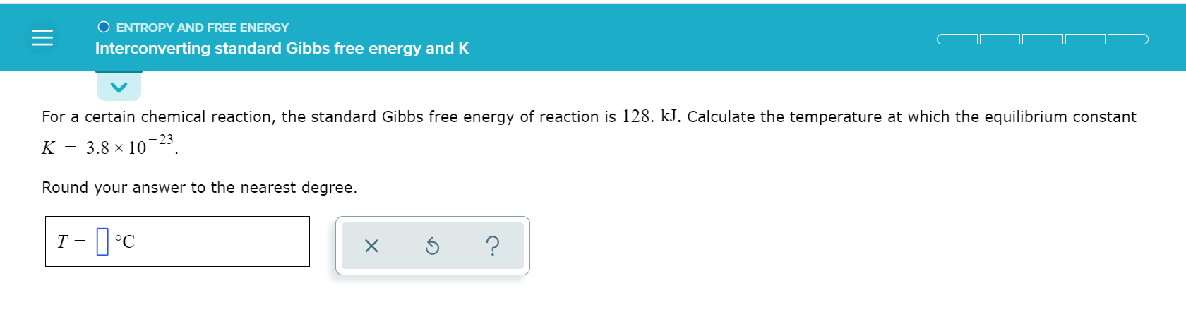 Solved O ENTROPY AND FREE ENERGY Interconverting standard | Chegg.com