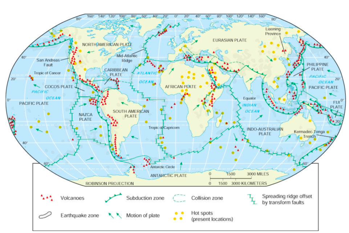 Solved Earthquakes and Plate Tectonics Scientists have long | Chegg.com