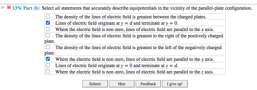 Solved (13%) Problem 6: Two very large parallel plates are | Chegg.com