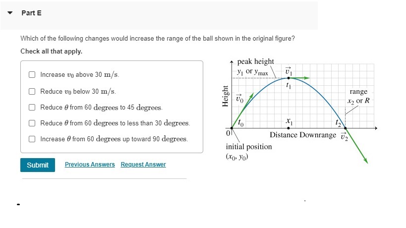 Solved Part EWhich of the following changes would increase | Chegg.com