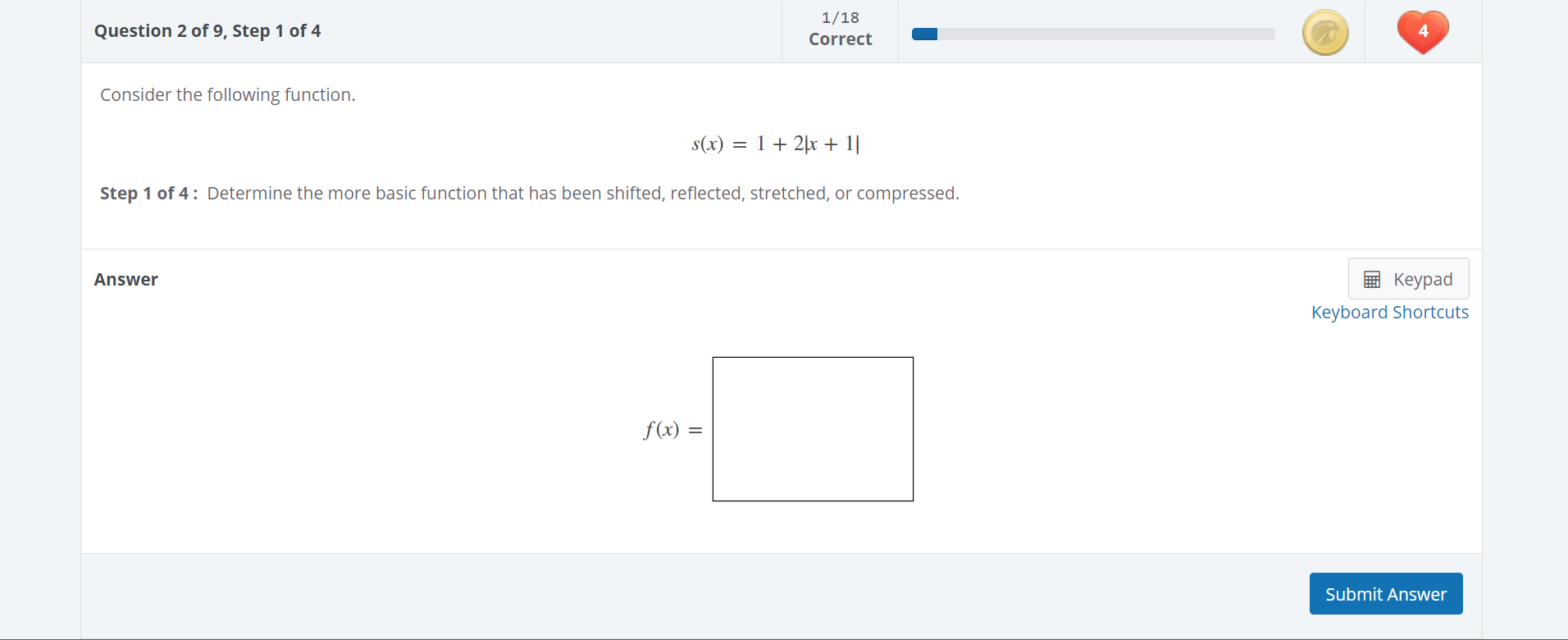 Solved Question 2 Of 9 Step 1 Of 4 118 Correct 4 Consider 8057