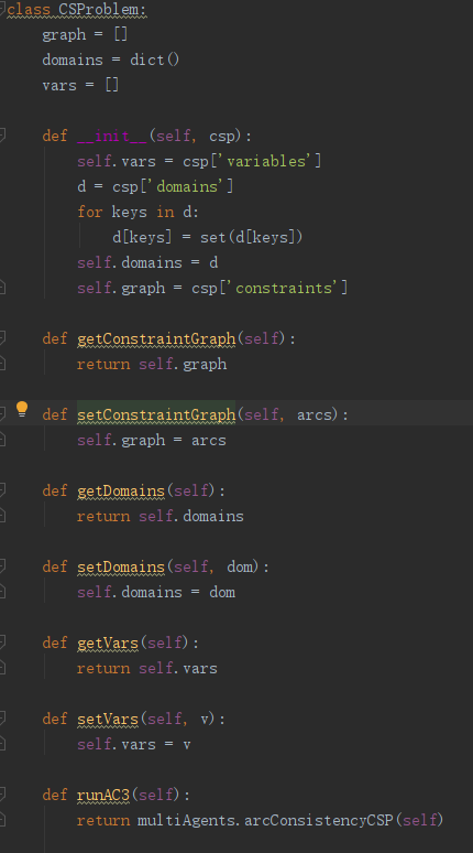 In csp.py you will see a definition for a | Chegg.com