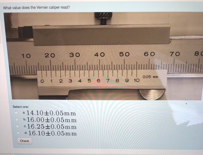 Solved What value does the Vernier caliper read? 10 20 30 40