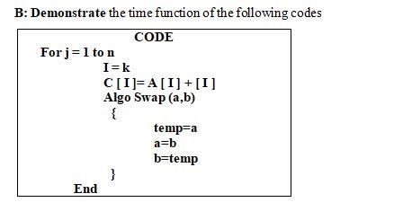 Solved B: Demonstrate the time function of the following | Chegg.com