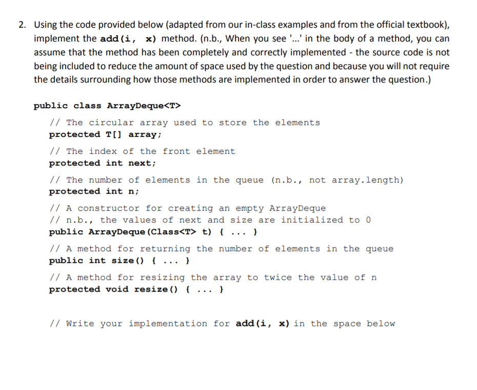 Solved 2. Using the code provided below (adapted from our | Chegg.com