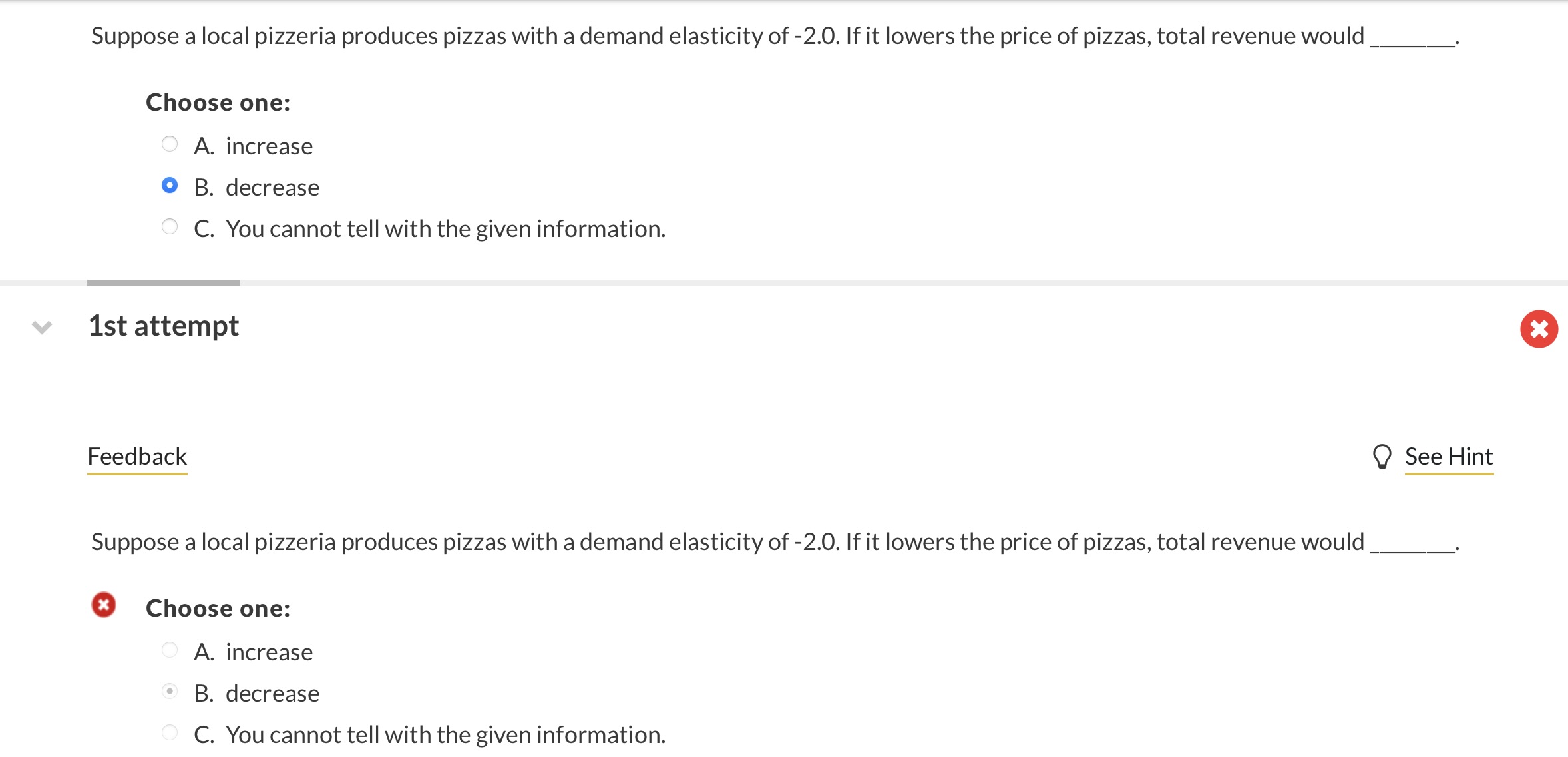 Solved Suppose a local pizzeria produces pizzas with a