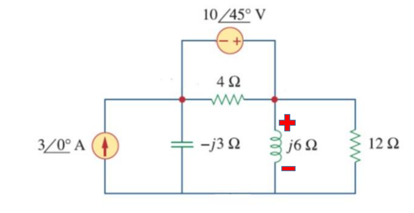 Solved Determine the voltage shown in RED by using any | Chegg.com
