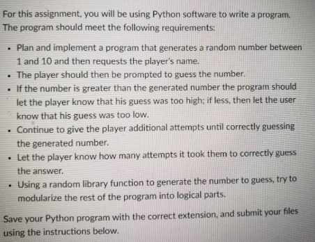 Solved For this assignment, you will be using Python | Chegg.com