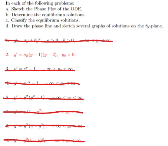 Solved In each of the following problems: a. Sketch the | Chegg.com