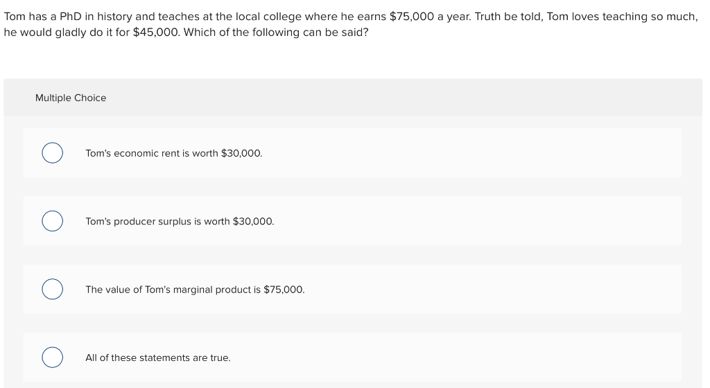 Solved In the capital market, the rental price is what a